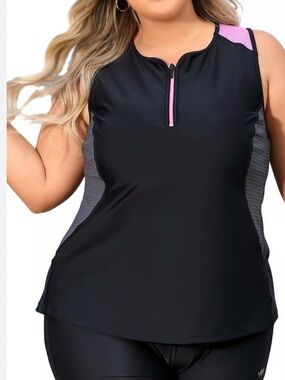 Angel Season Plus Size Tankini Swimsuit Top NWT 4XL